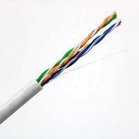 Câble réseau LAN extérieur double gaine 24AWG 0,5 mm en cuivre SFTP 2 paires 4 paires étanche Cat5