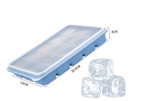 Silicone <span class=keywords><strong>Ice</strong></span> <span class=keywords><strong>Cube</strong></span> khay hình vuông BPA-free <span class=keywords><strong>Ice</strong></span> <span class=keywords><strong>Cube</strong></span> khay khuôn mẫu với nắp cho <span class=keywords><strong>Ice</strong></span> Whisky CAND - Product Image 4