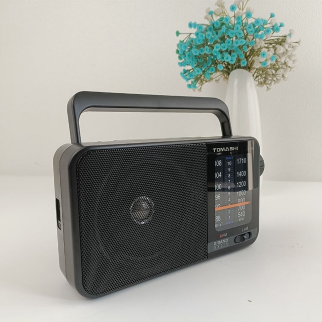 One-Stop Service Sample or Low MOQ Portable Radio with ATS Function MP3 Recording LCD Display USB Power Earphone Jack