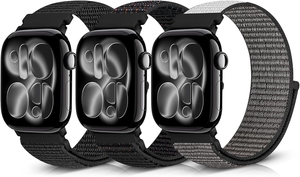 Correa Ajustable con Velcro Solo Loop para <span class=keywords><strong>Apple</strong></span> <span class=keywords><strong>Watch</strong></span> Series 11 10 9 8 7 6 5 4 3 SE Ultra 3 2 1 - Product Image 2