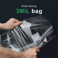 Sac de culture pour champignons en polypropylène Transparent, sacoche de culture avec plateau pour plantes et jardin à haute température