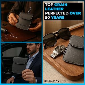 Étui de protection RFID <span class=keywords><strong>pour</strong></span> porte-clés personnalisé, bloquant le signal des clés de voiture, compatible WIFI/<span class=keywords><strong>GSM</strong></span>/LTE/NFC/RF, sac Faraday - Product Image 3