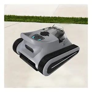 Pool Vacuum Cleaner Replaceable Battery Wall Climbing Pool Cleaner Robot For 1614 Sq Ft Pool