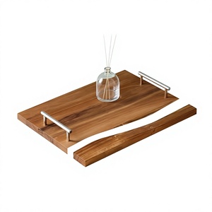 100% Natural Wood Best Looking Unique Serving <b>Trays</b> for Office Uses Coffee <b>Tea</b> <b>Tray</b> on Sale Top Selling Vintage Style <b>Tray</b> - Product Image 1