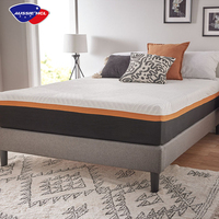 Bestseller Hotel King Size Schlaf bett Matratze in einer Box Roll Packing Matratze Matratze in einer Box Gel Latex Memory Foam Matratze