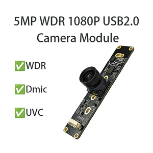 Módulo de Cámara de Video LLGCAM 5MP con Chip PS5520, Interfaz USB 2.0, Sin Controladores, 105db WDR, Enfoque Manual, Reconocimiento Facial, Control de Acceso - Product Image 1