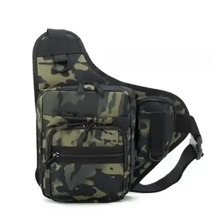 Tactical Waterproof Chest Shoulder Bag Outdoor Waterproof EDC Camping Fishing Tackle Sling Bag