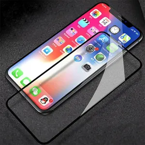 为iPhone 12屏幕保护器1 2包3D全帧优质钢化玻璃9H硬度PET软边