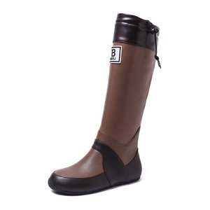 Bottes de pluie légères en caoutchouc pour femmes, imperméables et pliables - Product Image 2