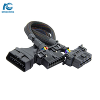 Herramientas de Diagnóstico, Cable de Diagnóstico para Automóvil Personalizado de 16 Pines OBD OBD2 a Open Y, Cable de Diagnóstico para Vehículos