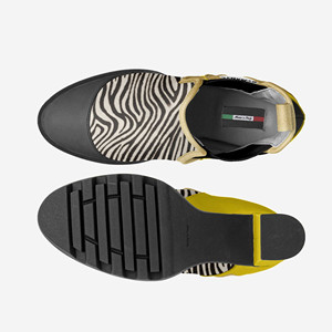 Bottines vegan élastiques de créateur BYMANYC New York Urban Black - Product Image 3