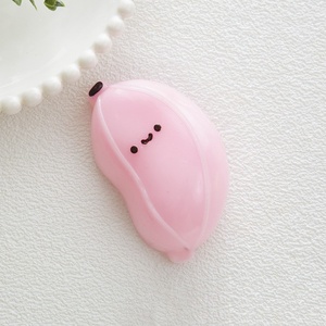 Cute Egg Yolk Shaped Squishy <b>Toy</b> With <b>White</b> Foam Texture For Anxiety Relief Sensory Play And Desk Decoration - Product Image 3