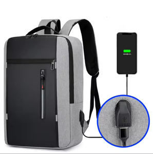 Mochila Multifuncional de Alta Calidad, Impermeable, Portátil, de Poliéster, Unisex, para Computadora Portátil, con Cierre y Puerto USB - Product Image 2