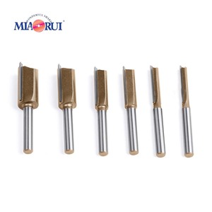 Fresa recta de doble filo de aleación de grado profesional Miaorui para carpintería, fresado y ranurado - Product Image 5