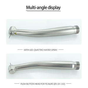 Turbina de cerámica con botón pulsador, luz LED, pieza de mano de turbina Dental, Metal de alta velocidad, pieza de mano, pieza de mano - Product Image 6