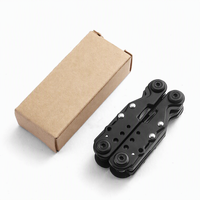 Couteau pliant multifonctionnel portable en acier inoxydable, pinces, kit d'outils EDC pour la maison et l'extérieur, coffret cadeau, vente en gros OEM