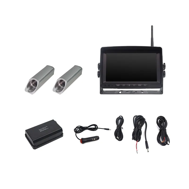 1080P 7Inch DVR Wireless Backup Cameras IR Night Vision Waterproof RV Backup Camera Monitor Screen Camera System