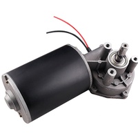 Moteur de portail coulissant 12V 24V DC à engrenage à vis sans fin D49 D59 D63 76mm 63mm