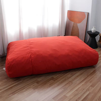 Fauteuil pouf rectangulaire grand format imperméable pour piscine, plage et bateau, accessoires de plage