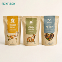 Sacs refermables personnalisés pour aliments pour animaux de compagnie avec fermeture éclair, fournisseur de sacs à fond plat refermables avec fermeture éclair pour aliments pour animaux de compagnie