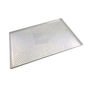 18x26 Voll perforierte Blech pfannen Große Aluminium-Backbleche Bäckerei-Koch pfanne