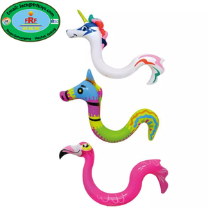 Juguetes de natación para niños, figura de animales inflable, unicornio, Donkey, flamenco, natación, fideos, flotador de piscina, fiesta de verano - Product Image 1