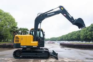 Pelle multifonction sur chenilles originale de la Corée Hyundai HX80 Hyundai 225LC 220LC haute efficacité en bon état en vente - Product Image 4