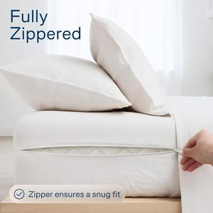 <span class=keywords><strong>Protector</strong></span> <span class=keywords><strong>de</strong></span> <span class=keywords><strong>Colchón</strong></span> <span class=keywords><strong>Impermeable</strong></span> <span class=keywords><strong>con</strong></span> <span class=keywords><strong>Cierre</strong></span> <span class=keywords><strong>de</strong></span> Cremallera Completo, Antiácaros y Antiácaros del Polvo - Product Image 3