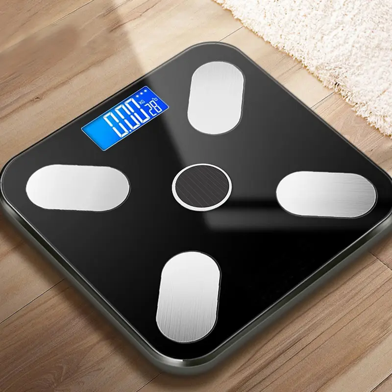 Báscula de grasa corporal inalámbrica, inteligente, Digital, IMC, masa muscular, baño, aplicación para teléfono inteligente