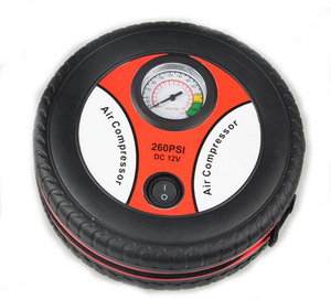 Pompes à air électriques gonflables automatiques Aliot 12V, gonflage des pneus, 260 psi, mini <span class=keywords><strong>compresseur</strong></span> d'air portable pour voiture - Product Image 1