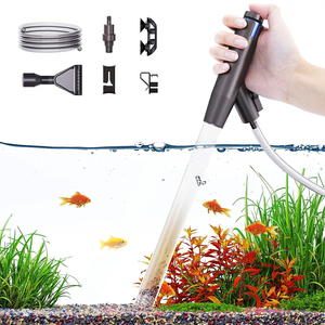 أحدث منتج منظف حصى قابل للتعديل لخزان الأسماك طقم مفرغ حصى يدوي لخزان نباتات الزينة - Product Image 1