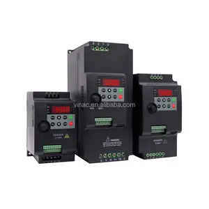 0.4kw-15kw VFD 380v 3 เฟสความถี่ตัวแปร 1 เฟส 220v แปลงความถี่ VFD อินเวอร์เตอร์ Ac VFD ไดรฟ์สําหรับมอเตอร์