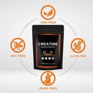 Sıcak satış OEM 500g 200 Mesh finesss fabrika özel toptan portein tozu için kreatin tozu kas hacmini artırmak - Product Image 6