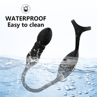 Masseur électrique du point G masculin, vibrateur anal en silicone, plug anal, jouet sexuel pour hommes, sûr pour le corps, neuf