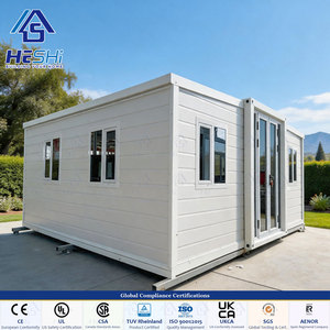Maison conteneur préfabriquée extensible écologique de 30 pieds, 1, 2, 3, 4 ou 5 chambres, cuisine, petite maison isolée mobile, bungalow - Product Image 1