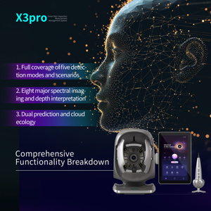 Máquina analizadora de imagen de piel con IA y mango de detección del cuero cabelludo para pruebas de condición facial y del cuero cabelludo - Product Image 5