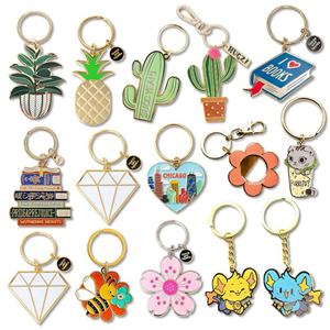 Llaveros de Esmalte Suave Metálicos con Diseño de Sublimación, Venta al por Mayor de Fábrica, Llaveros de Esmalte Suave con Logotipo Personalizado, Souvenir de Dibujos Animados Coloridos - Product Image 1