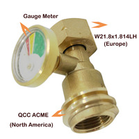 Adaptador de Propano GLP QCC para América del Norte a Adaptador Convertidor de Rosca para Países Bajos