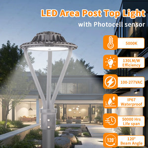 Lumière de jardin <span class=keywords><strong>LED</strong></span> à capteur photoélectrique en aluminium 150W IP67 résistant au <span class=keywords><strong>feu</strong></span> avec garantie extérieure de 5 ans - Product Image 4