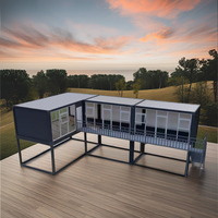 DYCE3 Maison modulaire préfabriquée moderne Tiny Office Showroom Container House Kits de cabines mobiles en acier détachables Bureau à domicile