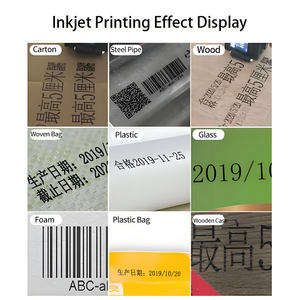 Yüksek kaliteli manuel Impresora mürekkep püskürtmeli yazıcılar 50mm ekran için plastik torba şişe ahşap karton kutu boru tarihi/toplu kod baskı - Product Image 3