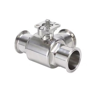 Válvula de Bola Manual Sanitaria de Acero Inoxidable de 3 Vías para Medios Gaseosos, Personalización OEM Disponible - Product Image 5