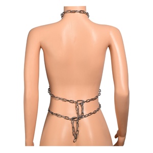 Arnés Erótico con Cadena, Correa para el Pecho, Cierre de Cintura, Collar de Cuero para Juegos SM, Esposas, Bondage, Fetiche, Juguetes Sexuales para Adultos - Product Image 6