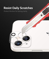 Film de protection 3D en verre trempé pour iPhone 12, 13, 14, 15, Pro, Max, HD
