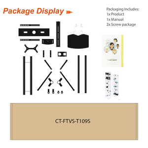 Móvil ajustable <span class=keywords><strong>soporte</strong></span> de <span class=keywords><strong>tv</strong></span> de montaje en exposición Pantalla de 32 "-70" supresor - Product Image 5