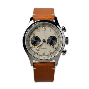 Montre de sport personnalisée de haute qualité pour homme, en acier inoxydable 316l, japon, chronographe, tachymètre, quartz <span class=keywords><strong>vk64</strong></span>, fluorober - Product Image 1