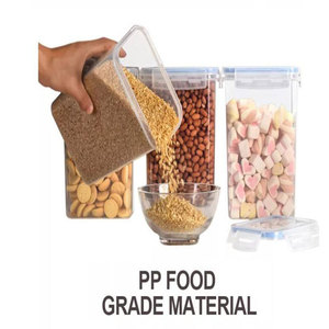 Ensemble <span class=keywords><strong>de</strong></span> 24 boîtes <span class=keywords><strong>de</strong></span> rangement empilables en plastique sans BPA, hermétiques, pour céréales, aliments secs, 42 pièces - Product Image 4