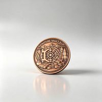 Moneda Conmemorativa de Cobre Fundido a Presión 99% Puro con Borde Dentado, Coleccionable, Hecha a Medida, Marca BQ, Modelo BQ0823, Origen Guangdong, Divina
