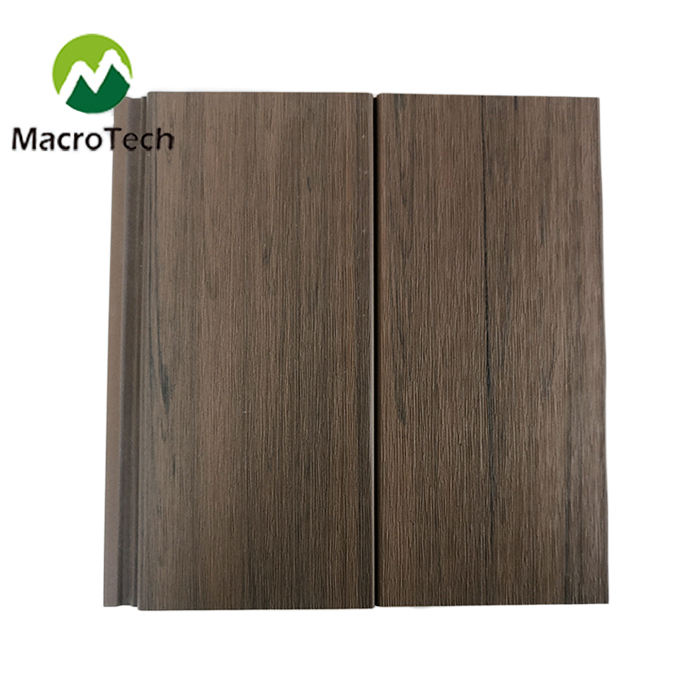Fireproof Cladding Boards 156*21mm Co-Extrusion Modern Fireproof Waterproof WPC Wall Cladding for ...