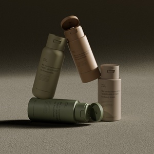 Bouteille en plastique de haute qualité HDPE 250/300/350 ml avec bouchon à disque pour shampooing et après-shampooing - Product Image 3